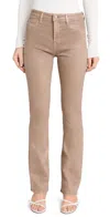 L Agence Selma Sleek Baby Bootcut Jeans Rye Coated In Rye Coated