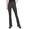 L Agence Selma Womens High Rise Coated Bootcut Jeans In Black