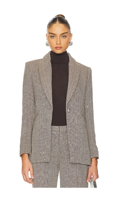 L AGENCE SHEILA STRUCTURED BLAZER