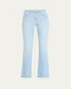 L Agence Sneeki Low-rise Sneaker Straight Jeans