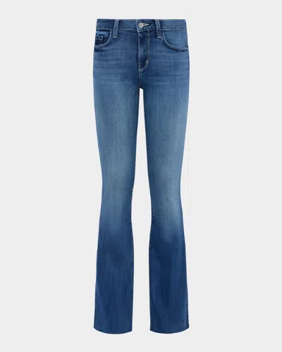 L Agence Sneeki Low-rise Sneaker Straight Jeans In Hanson