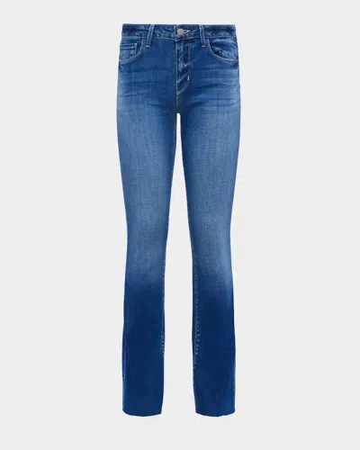 L Agence Sneeki Low-rise Sneaker Straight Jeans In Palermo