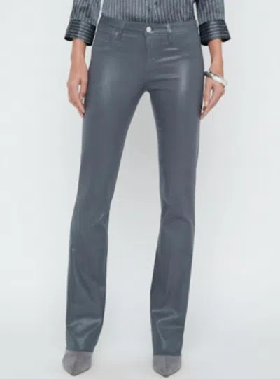 L Agence Sneeki Straight Jean In Dark Shadow In Black