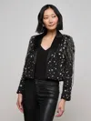 L Agence Soma Embellished Blazer In Black