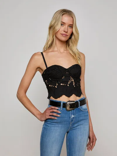 L AGENCE SONYA LACE BUSTIER