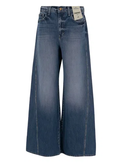 L'AGENCE SPLIT-SEAM COTTON JEANS