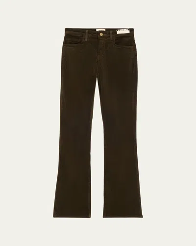 L Agence Stevie High-rise Straight Jeans In Pine