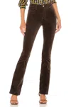 L AGENCE STEVIE HIGH RISE STRAIGHT PANT IN ESPRESSO