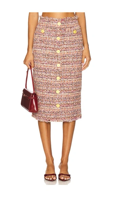 L AGENCE TAI MIDI SKIRT