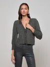 L Agence Talulla Cardigan In Gray