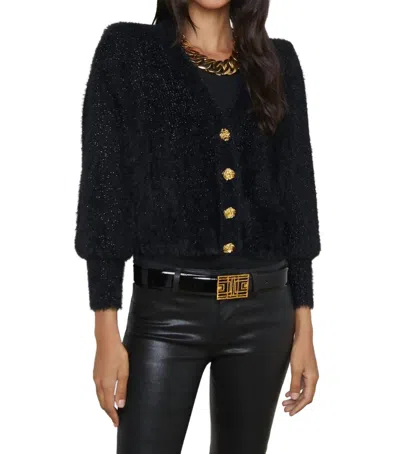 L'agence Talulla Crop Cardigan In Black