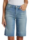 L AGENCE TAYLOR HIGH RISE JEAN DENIM SHORTS IN ASHFORD