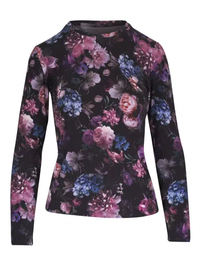 L Agence Tess T-shirt In Black