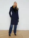 L'agence Tristan Coat In Midnight/black