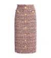 L Agence Tweed Tai Midi Pencil Skirt In Multi
