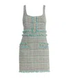 L'agence Valli Tweed Mini Dress In Multi