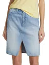L Agence Tylee Denim Knee-length Skirt In Multi