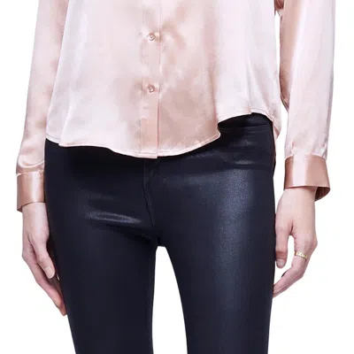 L Agence Tyler Blouse In Pink
