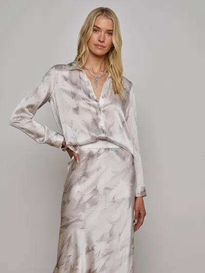 L Agence Tyler Silk Blouse