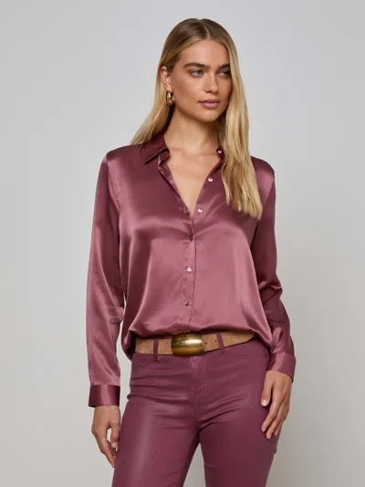 L AGENCE TYLER SILK BLOUSE