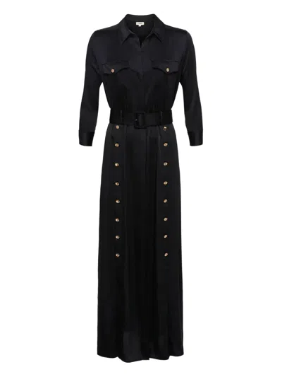 L AGENCE URIAH BELTED BUTTONED SHIRT DRESS