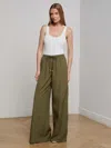 L Agence Valkyrie Snap Pant In Green
