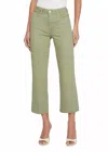 L Agence Wanda High Rise Crop Wide Leg Jean In Soft Army In Multi