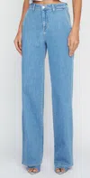 L Agence Weston Wide-leg Jean In Multi
