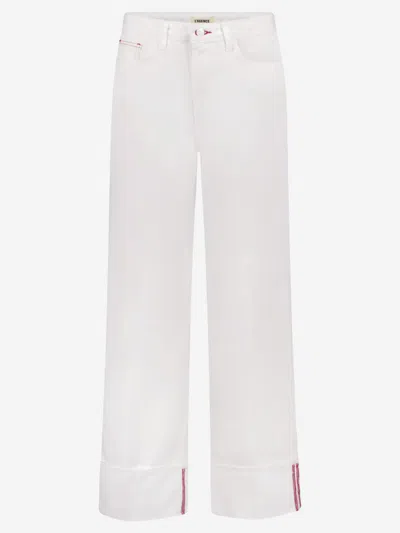L AGENCE WHITE COTTON JEANS