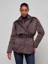 L'agence Willene Puffer Jacket In Brown