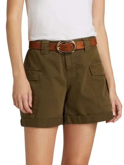 L AGENCE WOMEN'S ABEL COTTON UTILITY SHORTS