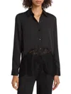 L'agence Adalee Lace Blouse In Black