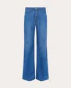 L Agence Women's Alicent High-rise Cropped Cotton Wide-leg Jeans