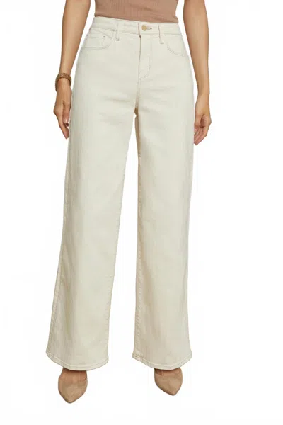 L Agence Women's Alicent High Rise Sneaker Flare Jeans In Macadamia