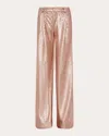 L Agence Allanah Sequin Trouser In Neutrals