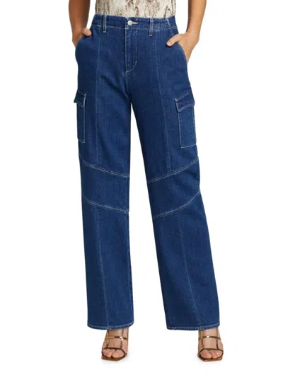 L AGENCE WOMEN'S BROOKLYN HIGH-RISE UTILITY JEANS
