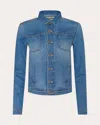 L Agence Women's Celine Slim Femme Denim Jacket