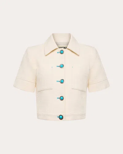 L Agence Women's Chita Cropped Short-sleeve Jacket