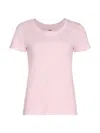 L Agence Women's Cory Cotton Jersey T-shirt In Lilac Snow