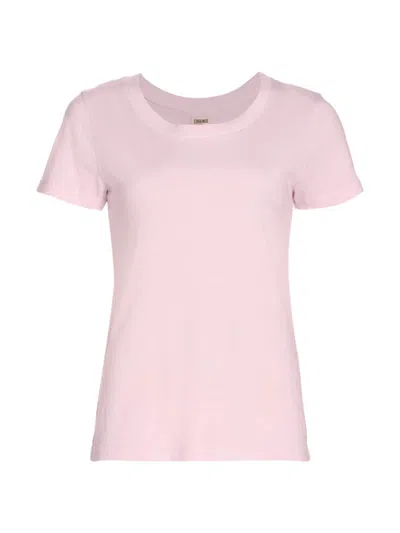 L Agence Women's Cory Cotton Jersey T-shirt In Lilac Snow