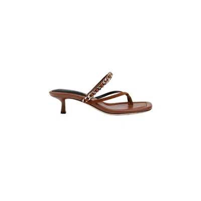 L Agence Women's Georgette Kitten - Heel Sandal In Buckskin Suede
