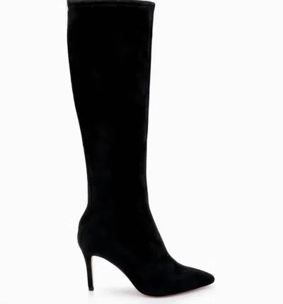 L Agence Women's Giverny Boot Suede In Black
