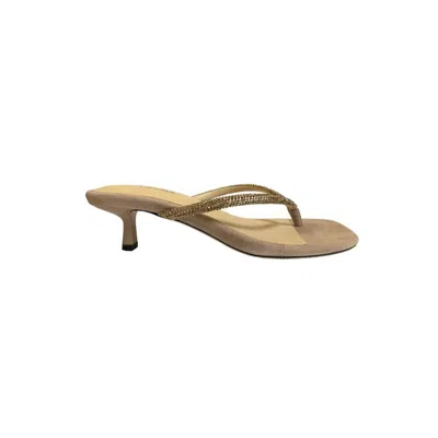 L Agence Women's Hortense Kitten Heel Sandal In Almond Nude In Multi