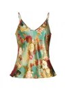L AGENCE WOMEN'S LEXI FLORAL SILK CAMISOLE