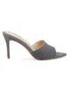 L Agence Women's Lolita 85mm Leather Mules In Gray