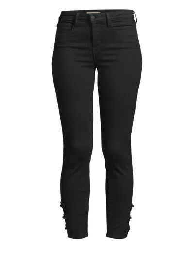 L Agence Women's Margot High-rise Ankle Skinny Jeans In Black
