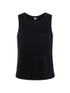 L Agence L'agence Mikaela Cotton Tank Top In Black