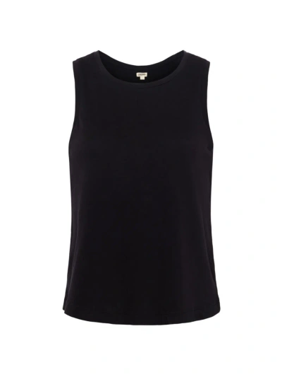 L Agence L'agence Mikaela Cotton Tank Top In Black