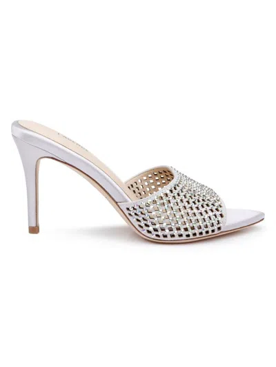 L Agence Women's Narcise 85mm Embellished Sandals In Purple
