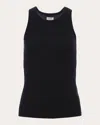 L Agence Nia Racer Back Tank In Black